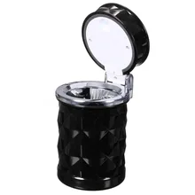 СВЕТОДИОДНЫЙ Автомобильный дорожный домашний держатель для пепельницы Ash черный