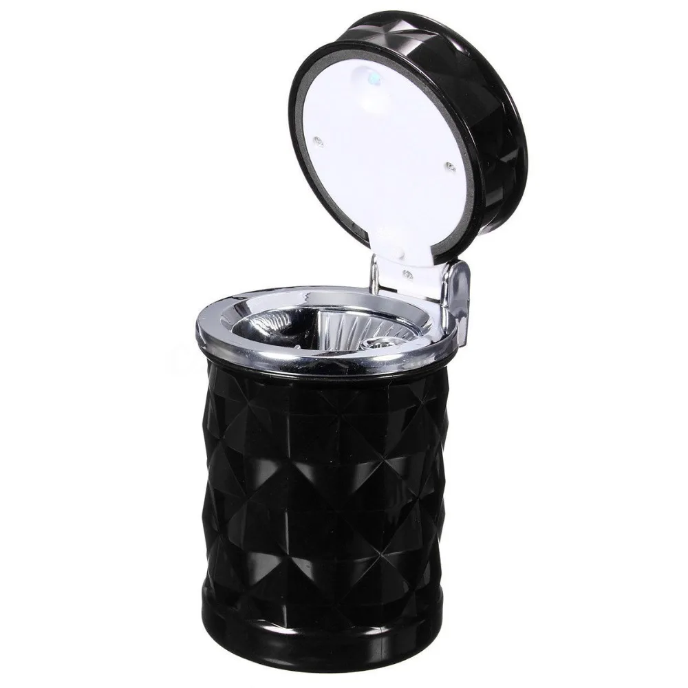 LED Car Truck Auto travel Home Cigarette Ashtray Holder