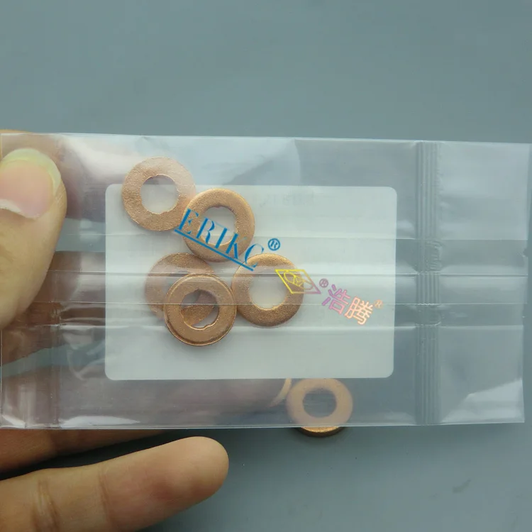 

ERIKC 9001850C common rail injector nozzle copper washer 9001-850C and injection copper ring thickness=3mm 9001 850C