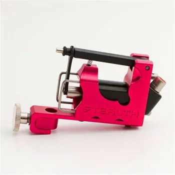 

Red Electric Lightweight Tattoo Machine Set alloy Stealth 2.0 Rotary Machine with Box for Liner & shader