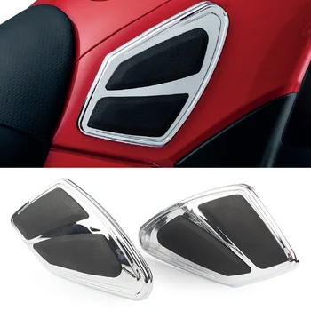 

Motorcycle Tank Trim W/ Knee Pads For Honda GL1800 F6B 2012-2017 GOLDWING 1800/F6B 2013 2014 2015 2016 Chrome 2PCS/SET ABS
