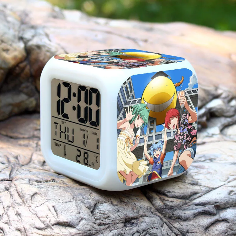 

Digital Alarm Clock Kids Room Decoration Cute Cartoon Electronic Table Clock with LED Anime Desktop Watch Gift for Children