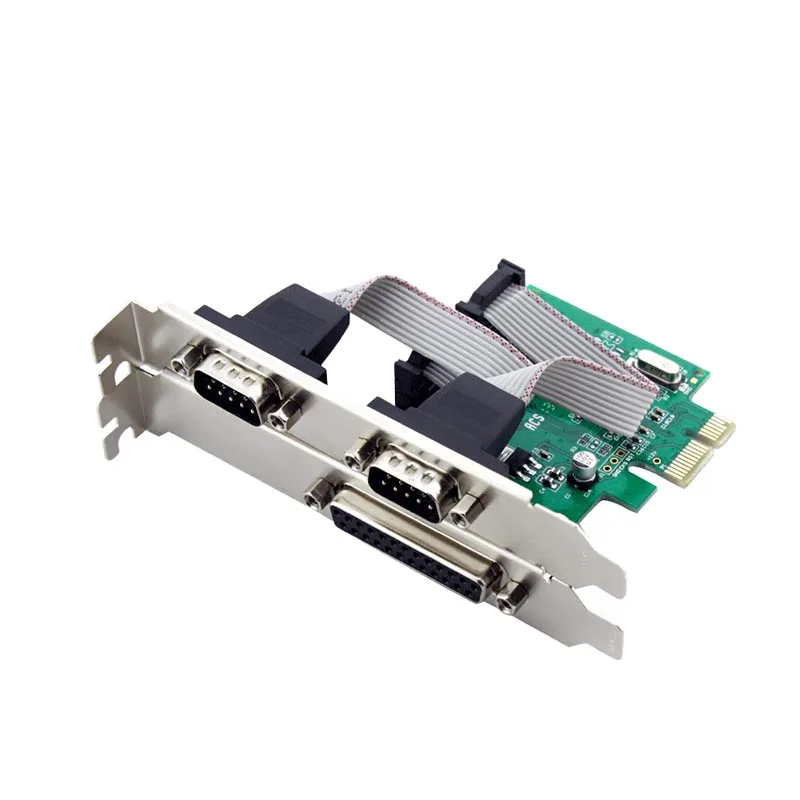 2 Port ACS Desktop PCI E to COM & RS232 Expansion Ports Cards Serial