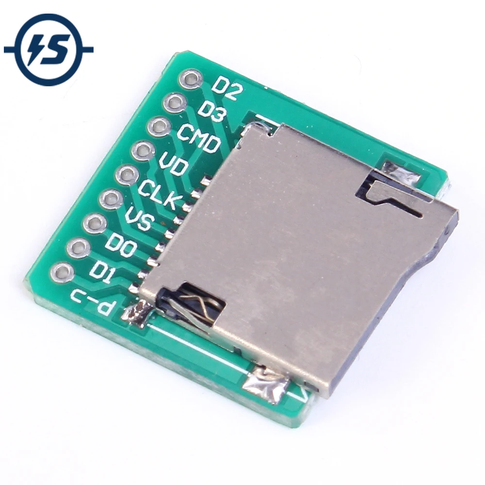 Плата памяти Micro SD TF Card интерфейсный адаптер модуль Pinboard 20x20 мм 2 ультра
