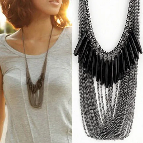 

BONLAVIE 2018 New Arrival Women Multi-Layer Alloy Long Necklace Sweater Chain Female Luxury Decoration Jewelry Accessories