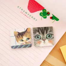 4 комплекта/партия Kawaii cat familly Закладка на магните свежие детские подарки мультфильм аксессуары для офиса школьные принадлежности FC115