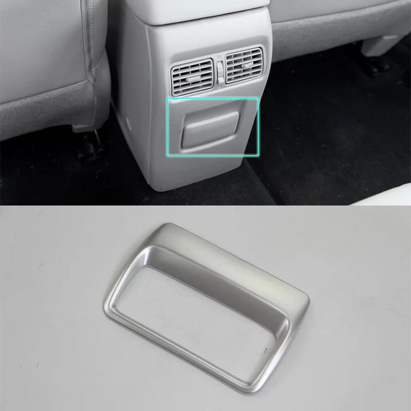 

ABS Auto Styling Matte Style Left Side Storage box Cover Trim 1 Piece For Nissan sentra 2016