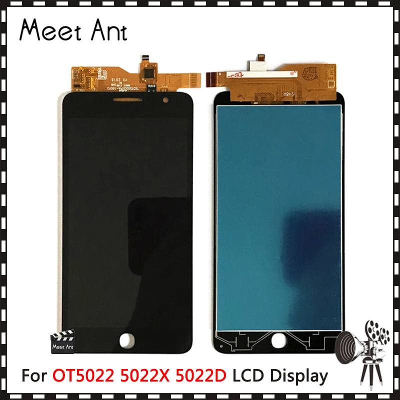 Высококачественный ЖК-дисплей 4 5 дюйма для Alcatel One Touch Pop Star 3G OT5022 5022X 5022D с сенсорным