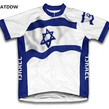 Флаг Израиля Велоспорт Трикотажные изделия с коротким рукавом велосипедная одежда велосипедный комбинезон велосипедиста гоночный велосипед Ropa Ciclismo