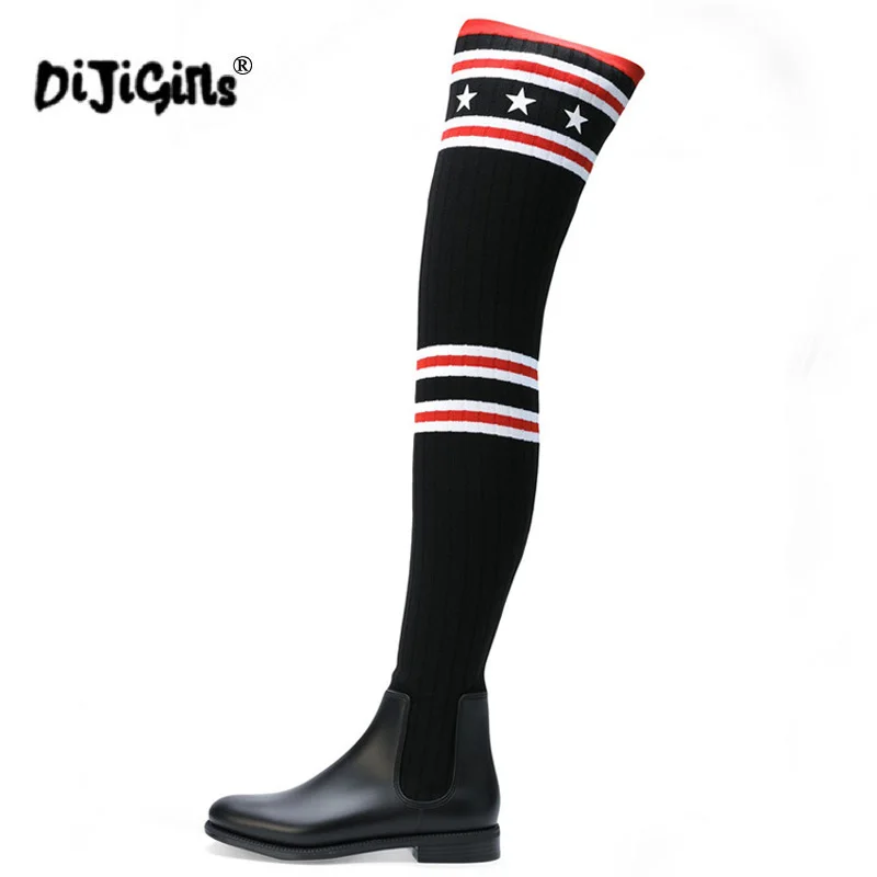 

DIJIGIRLS Martin boots new Women Suede Sexy Fashion Over the Knee Boots Sexy Thin High Heel Boots Platform Women Shoes
