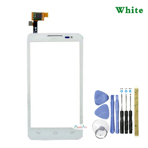 white With Tool Замена 4," для Alcatel One Touch X'Pop 5035 OT-5035 OT5035 сенсорный экран дигитайзер сенсор внешняя стеклянная панель объектива - Цвет: white With Tool