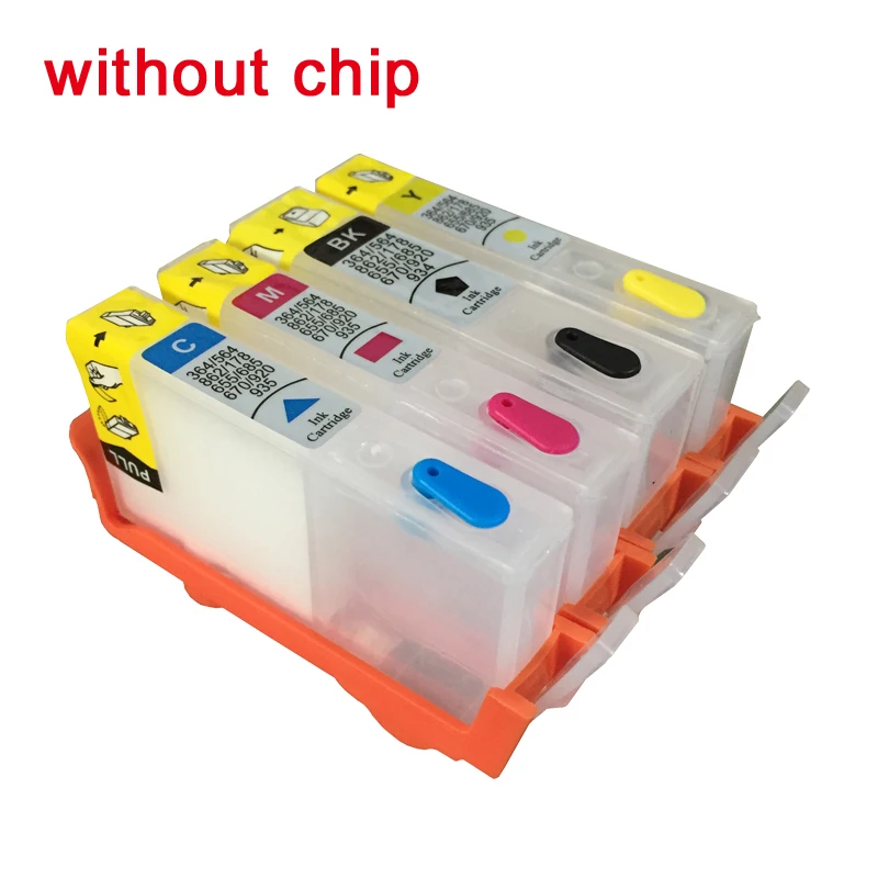 903 Refillable Ink font b Cartridge b font Replacement For HP 903 904 905 OfficeJet Pro