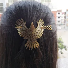 Wicca Viking бронзовая цветная шпилька Ворон палка заколки для волос палка слайд аксессуары