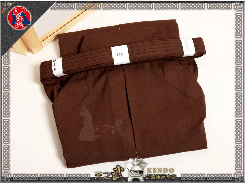 Japanese Kendo Iaido Aikido Martial Art Uniform Keikogi Hakama Kimono Cotton Top 