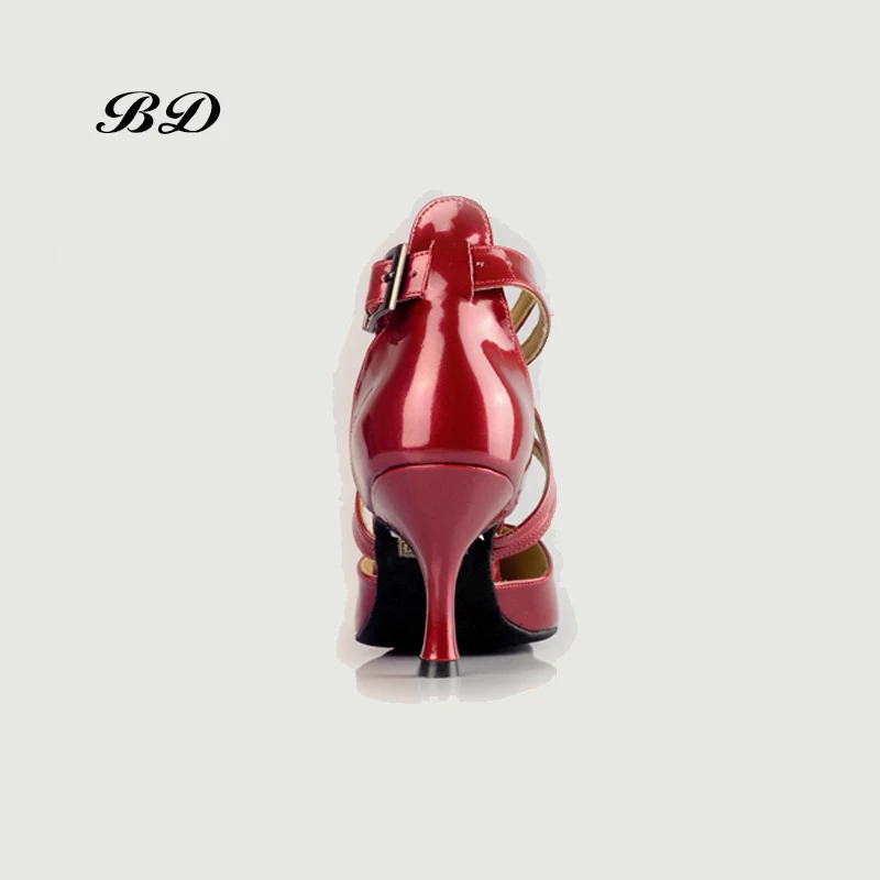 Women Modern Shoes Lady Latin Dance Shoes Ballroom Shoe Modern Soft Cowhide Sole Wearable Heel 4.5 cm BD 110 JAZZ  Heel 7.5 cm