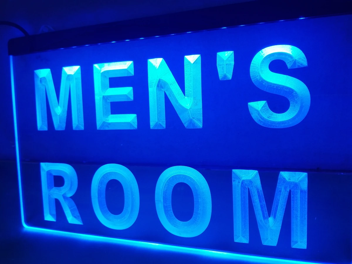 LB629- Men's Room Toilet Restroom NEW LED Neon Light Sign home decor crafts | Дом и сад