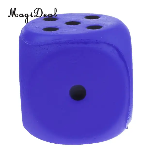 Sponge Dice Foam Dot Dice Playing Dice for Teaching Education Toy Green