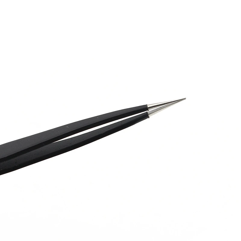 Anti-static Tweezers Industry Stainless Steel Maintenance Handicraft Eyebrow Eye False Eyelash Makeup Accessories Tools ESD-12