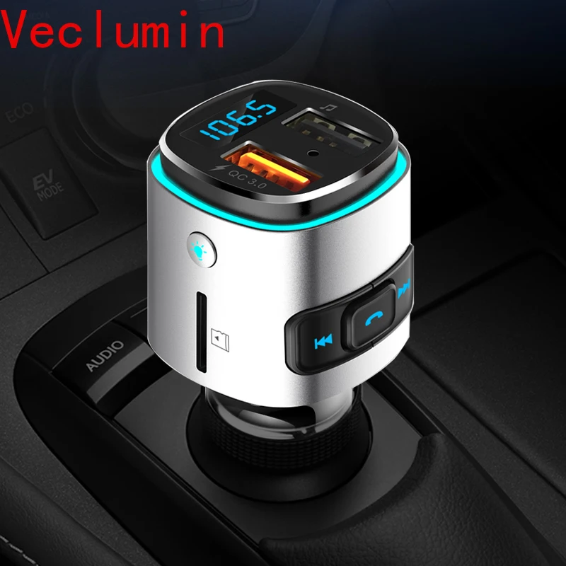 

BC41 Car MP3 player FM transmitter U disk / TF card music player Bluetooth receiver hands-free calling USB QC3.0 car charger
