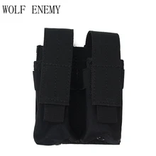 Молл тактический зажим двойной маг сумка для патронов журнал сумка для обоймы