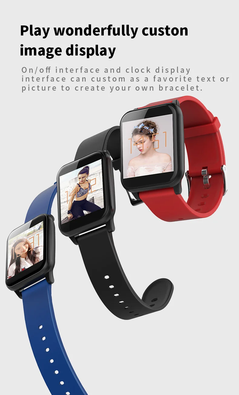 Z02 smartwatch with heart rate blood pressure blood oxygen