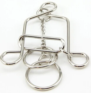 

Classic Bell-shaped Metal Wire Puzzle Brain Teaser Game for Adults Kids