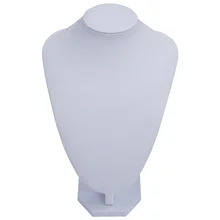 Бюст Стенд Поддержка ожерелье держатель белый 29x20 см