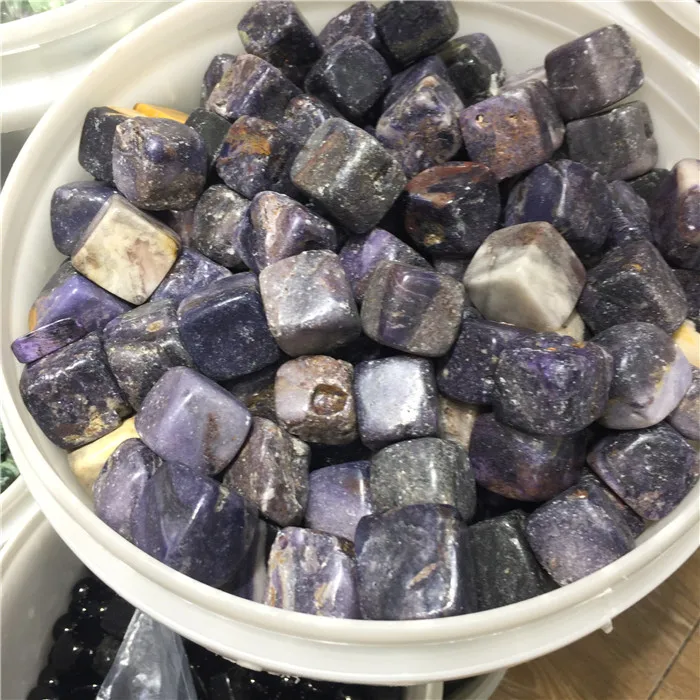 50 г натуральный фиолетовый сугилит камень куб полированный гравий образец натуральные камни и минералы happy fish tank stone