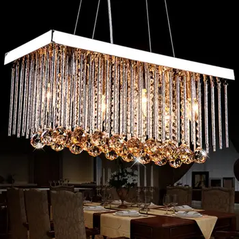 

Modern k9 crystal chandelier led lamp living room K9 Crystal chandeliers E14 led light chandelier led lustr chandeliers
