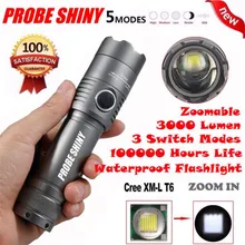 Bicycle Light Bicycle Bike Front Head Light 3000Lumen CREE XML T6 LED Zoomable 18650 AAA Flashlight Torch Light Jan 15
