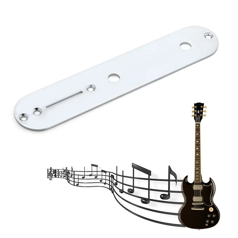 

New Telecaster electric guitar control switch plate in chrome high quality