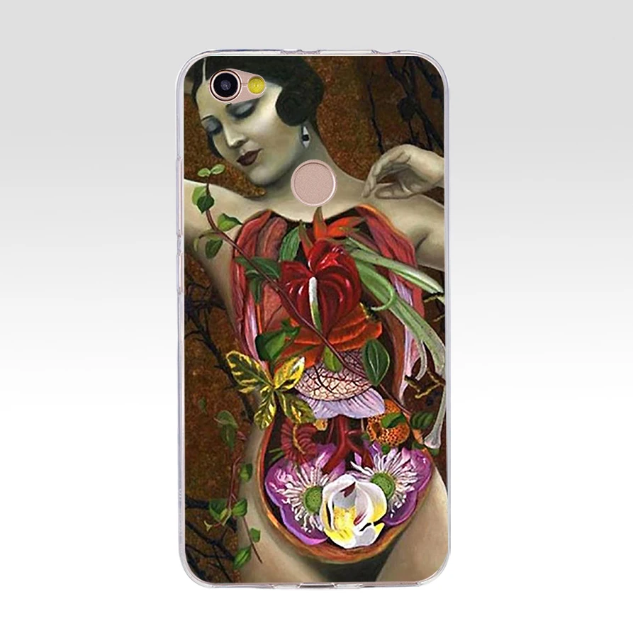 207H DESIGNS HUMAN ANATOMY Silicone Soft Tpu Cover phone Case for xiaomi redmi 4a 6a 4x note 5a pro mi a1 phone cases for xiaomi Cases For Xiaomi