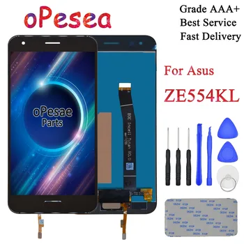 

oPesea 5.5'' For ASUS Zenfone 4 ZE554KL Z01KD LCD Display Panel Touch Screen Digitizer Glass Sensor Assembly With Home Button