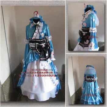 

Touhou Project - Saigyouji Yuyuko Best Silk Cosplay Costume party dress whole set