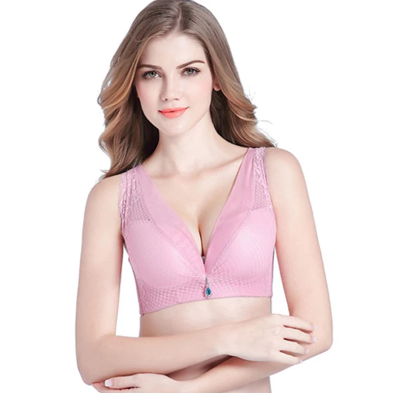 Women Push Up Bra Vest Lace Bralette Adjustable Comfortable B C Cup Wireless Bras Underwear