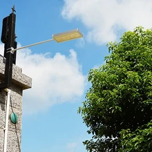 TAMPROAD Солнечный СВЧ радар Датчик движения светильник 48 светодиодов Открытый светильник s уличный Двор Сад палуба подъездная дорожка беседка наружная стена