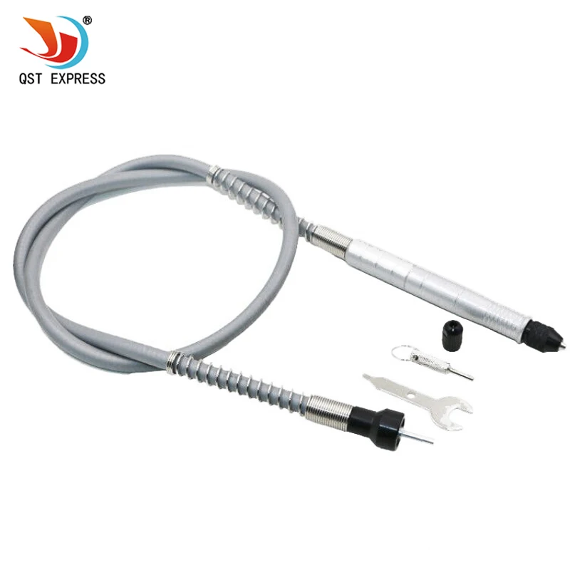 Universal 895 910mm Aluminum Flexible Flex Shaft with Keyless Chuck 1/8