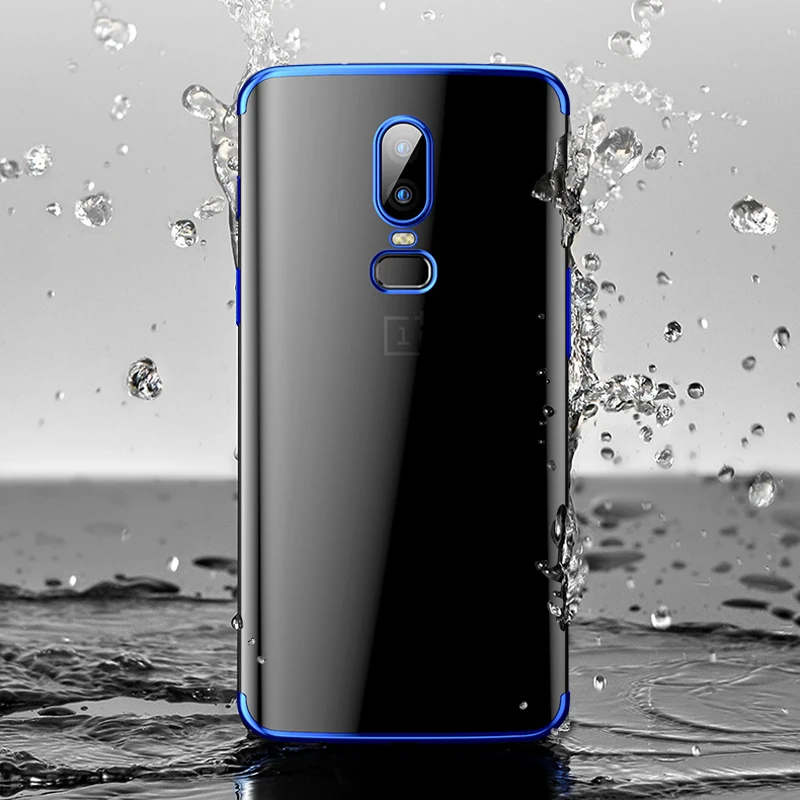 Oneplus6t прозрачный чехол с покрытием для OnePlus 6t 6 мягкий силиконовый Oneplus6 One Plus 1 + t