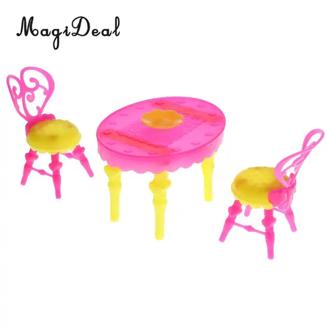 Best Offers 1/6 Scale Plastic Miniature Dining Table Chair Set for Dolls House Kitchen Dining Room Furniture Decoration Accessories Best Offers 1/6 Scale Plastic Miniature Dining Table Chair Set for Dolls House Kitchen Dining Room Furniture Decoration Accessories