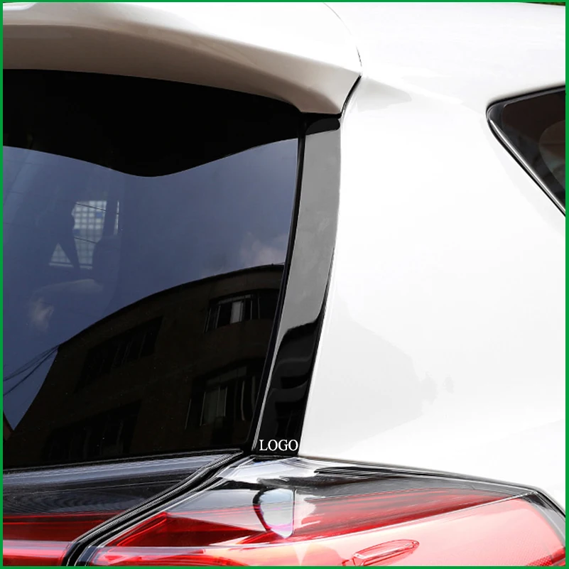 Автомобильный Стайлинг для Toyota RAV4 RAV 4 задняя дверь внешнее заднее стекло боковая наклейка на крыло Накладка аксессуары