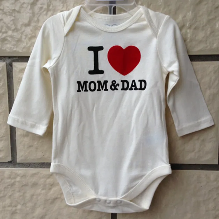 i love mom and dad baby clothes