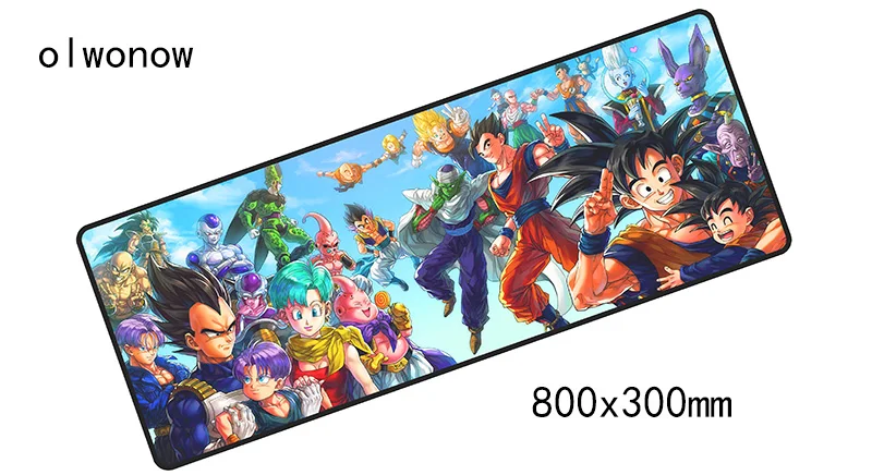 Коврик для мыши Dragon Ball z padmouse 800x300x2 мм коврик для мыши для ноутбука коврик для мыши Son Gohan notbook компьютерный игровой коврик для мыши геймер игровые коврики