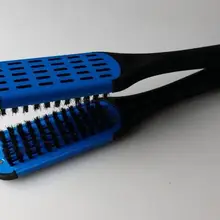 Керамический утюжок для волос Расческа инструменты для стайлинга кабан щетины двухсторонняя кисть расческа с зажимом GIC-HB530