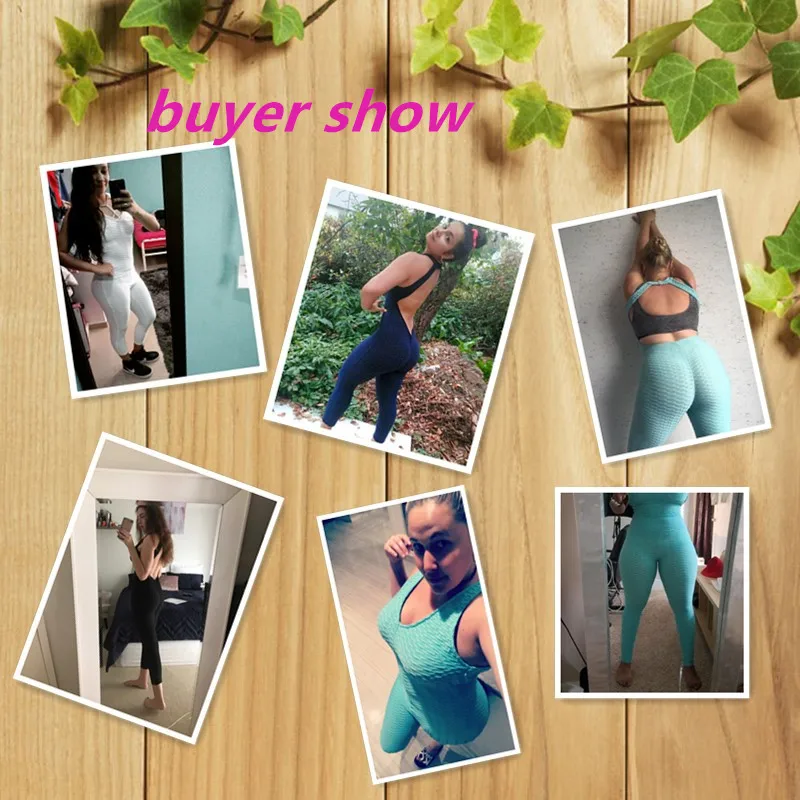 2018 Fitness Clothing Women's One-pieces Sports Suit Set Workout Gym Fitness Jumpsuit Pants Sexy Yoga Set Bandage Gym Bodysuit