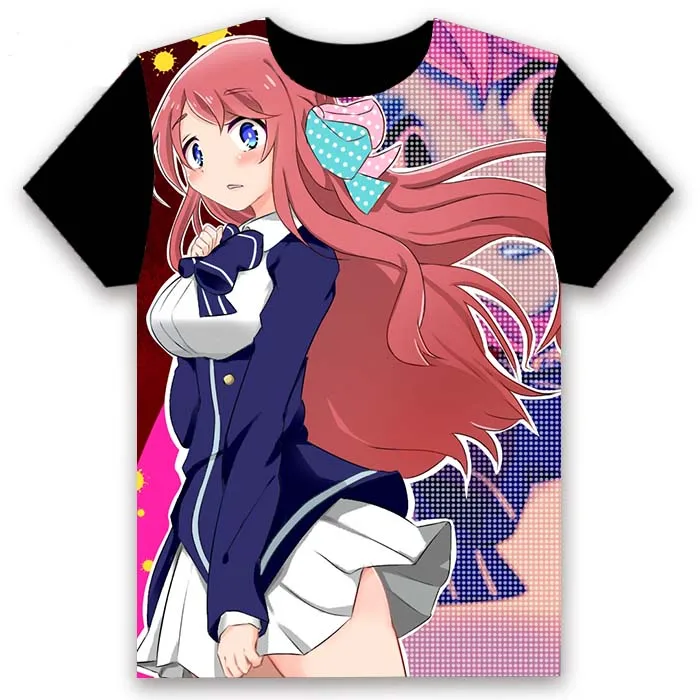 Аниме футболка ZOMBIE LAND SAGA Minamoto Sakura Yamada Tae Mizuno Ai Косплей короткий рукав Женская
