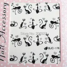 2 шт. bjc176 Дизайн ногтей воды Наклейка ногтей Вода перевода Стикеры