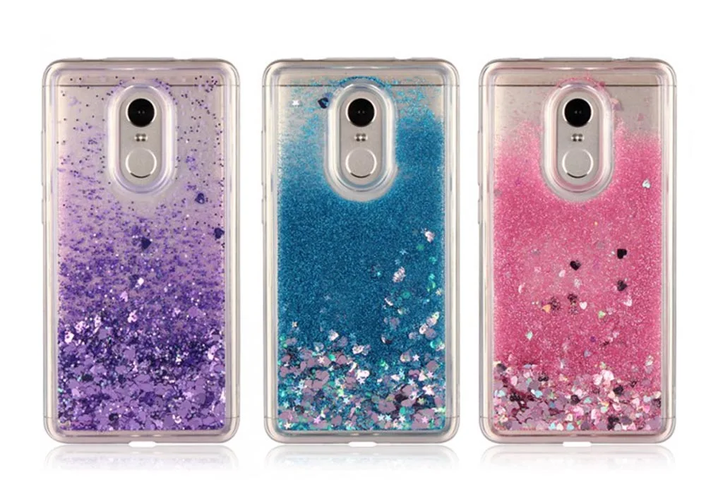 YIESOM Soft Case For Xiaomi Redmi Note 4 4X Cover Luxury Glitter Stars Liquid Soft Silicone TPU Phone Case For Redmi Note 4 X