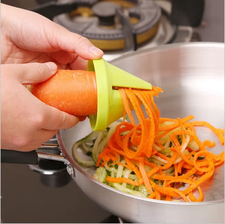 

Vegetable Fruit Spiral Slicer Cutter Vegetable Spiralizer Grater Cutter Carrot Cucumber Courgette Zucchini potato kitchen tools