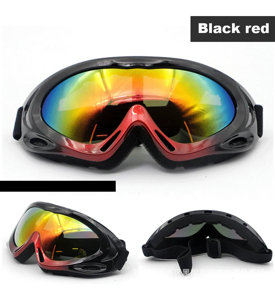 ski ridding goggles sports snowmobile windproof Dustproof men women Motorcycle multi outdoor Equipped  off-road skiing goggles (6)