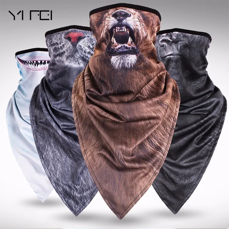 Уличная шапка, головной убор для езды на мотоцикле, велосипедная бандана для катания на лыжах, снегоходах, лыжах, Спортивная полумаска, Балаклава, велосипедная бандана